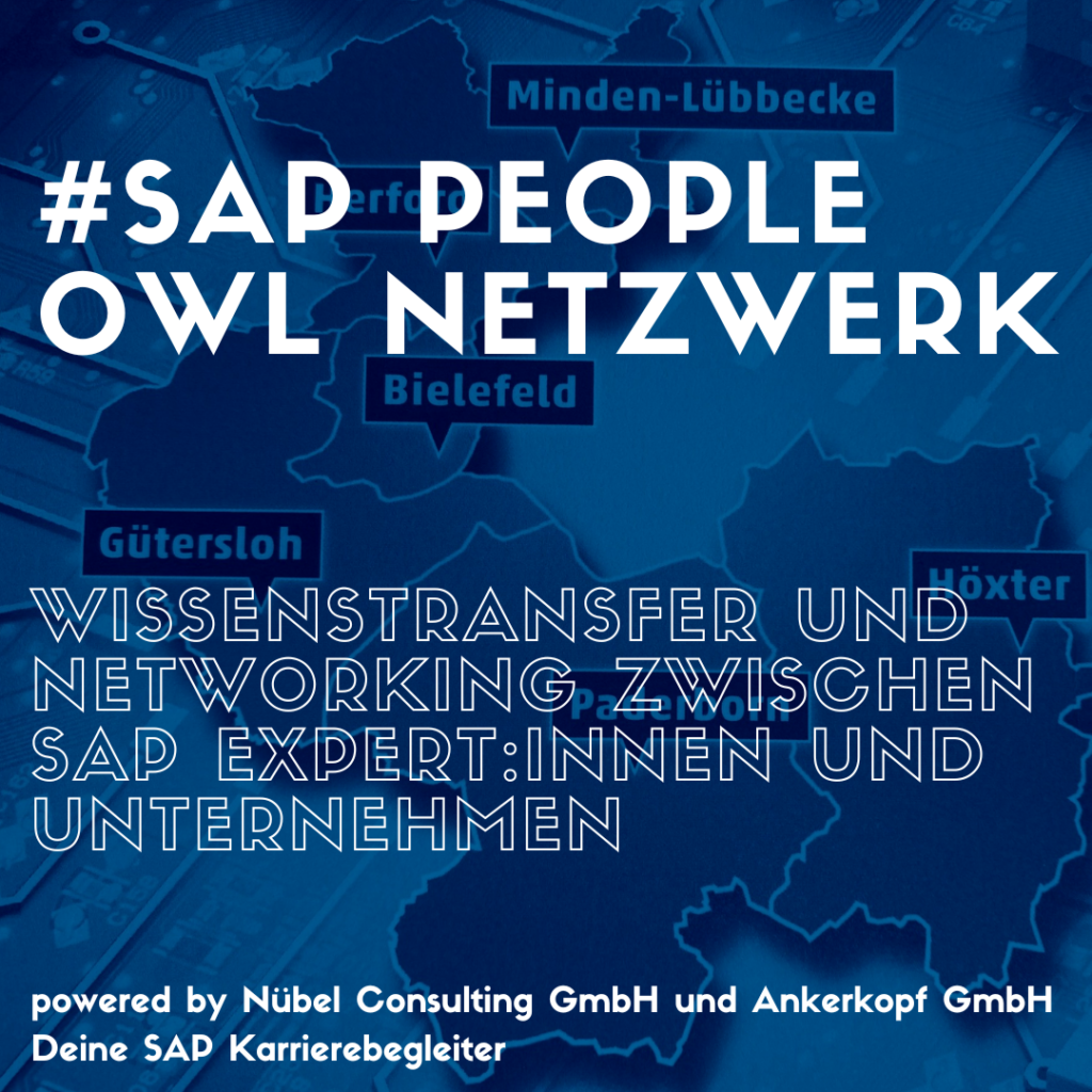 SAP People OWL Netzwerktreffen. Typograisch gelöstt.